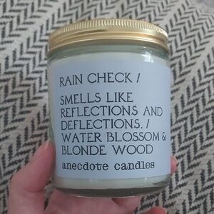 Anecdote Candle "Rain Check"